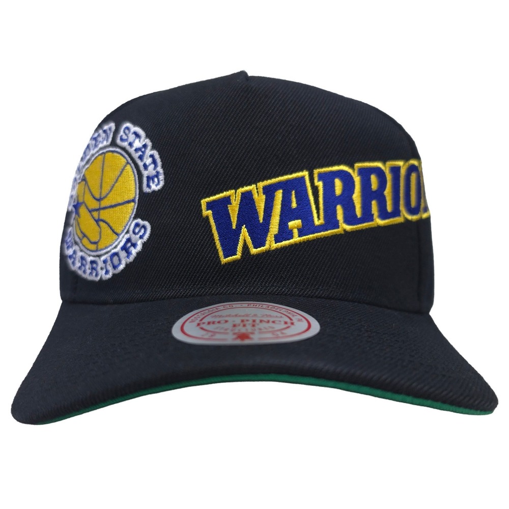 Golden State Warriors Mitchell & Ness Pro‎ Fit Snapback Hat Cap Embroidery NWT
